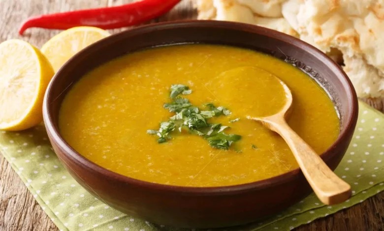 soupe de lentilles corail