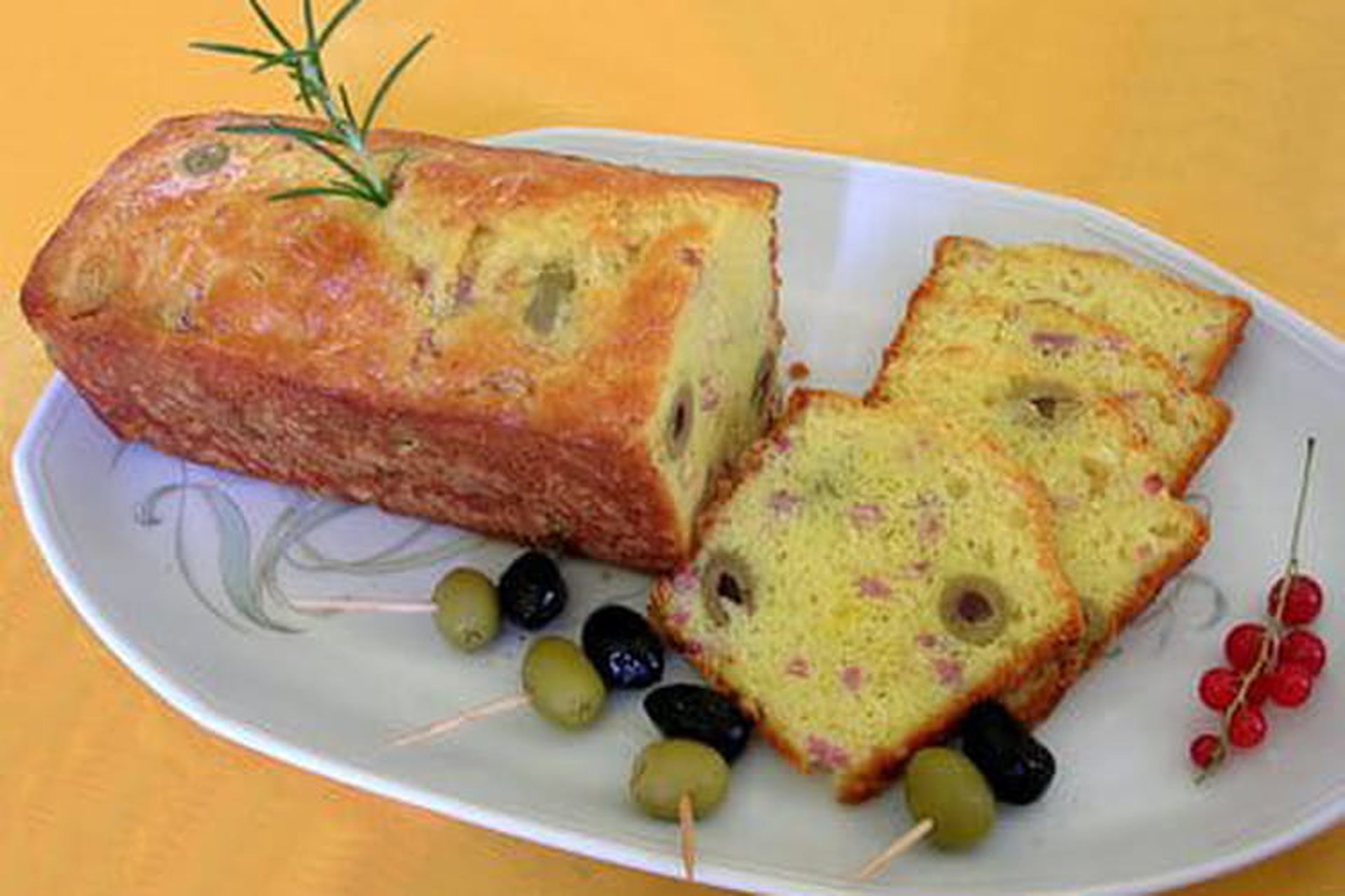 cake aux olives